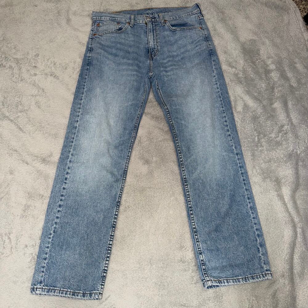 Levi's 505 Straight Leg Jeans Medium Wash Men's 33x30